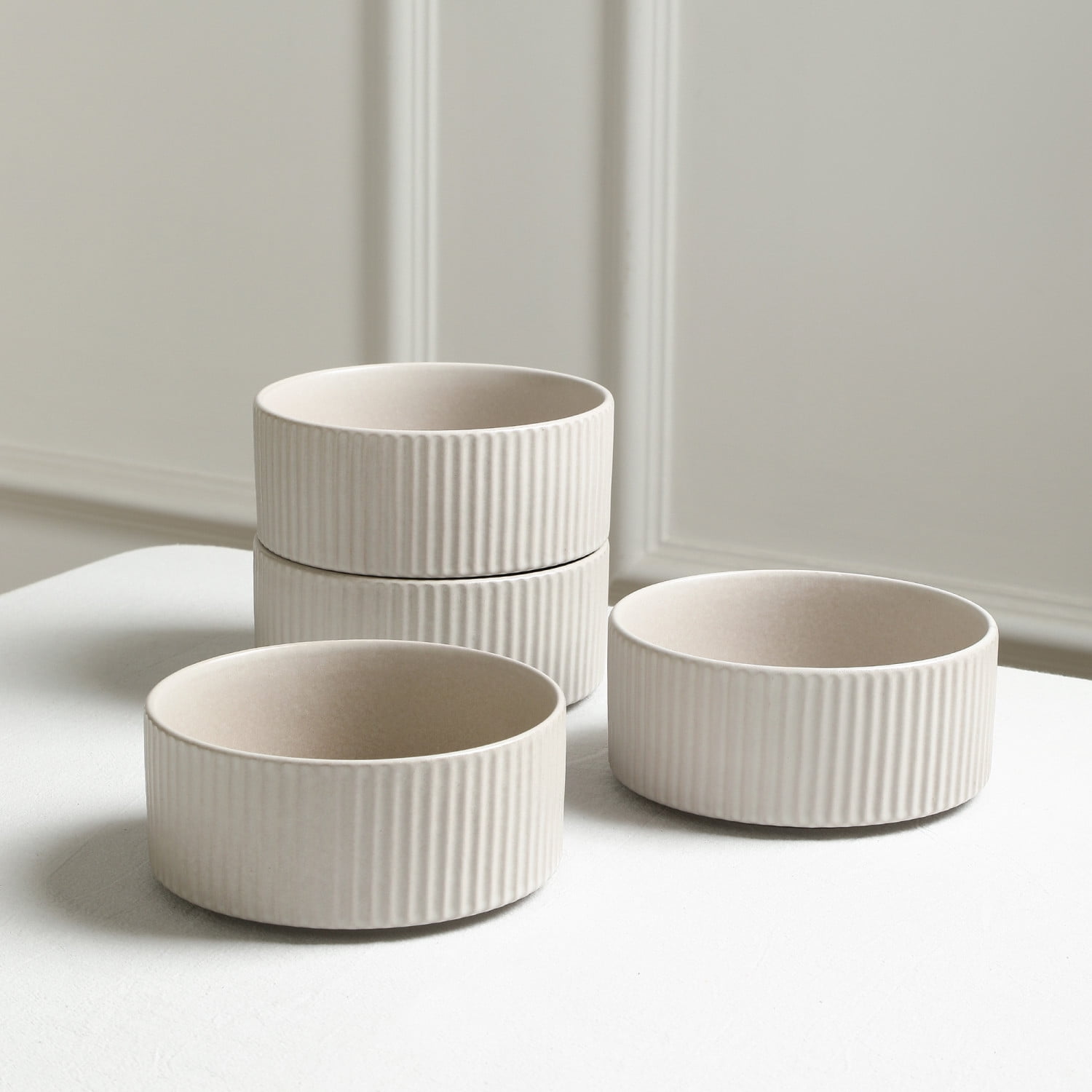 Stone Lain Haven 32-Piece Dinnerware Set Stoneware, Beige