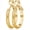 Gold-20mm, variant on VEEDOFA 14K Gold Plated Flat Hoop Earrings for Women, 925 Sterling Silver Post Chunky Gold Hoops, Hypoallergenic Lightweight Latch Back Earrings with Gift Box