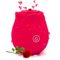 Rose Toy 10 Sucking Vibrator Adult Sex Toys for Women and Couples Red