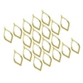 thumbnail image 4 of AMLESO 20Pcs Tibetan Earring Leaf Drop Frame Charms Pendants DIY Golden, 4 of 8
