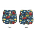 thumbnail image 5 of Picia Vehicles Cartoon with Funny Drivers,Animal Drivers Pattern Women's 2 in 1 Athletic Running Shorts High Waisted Workout Casual Gym Sweat Shorts with Comfy Liner Zipper Pockets-X-Large, 5 of 9