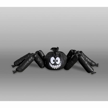 Halloween Bag Crafts - Lawn Bag Spider Halloween Decoration, Black, 1ct