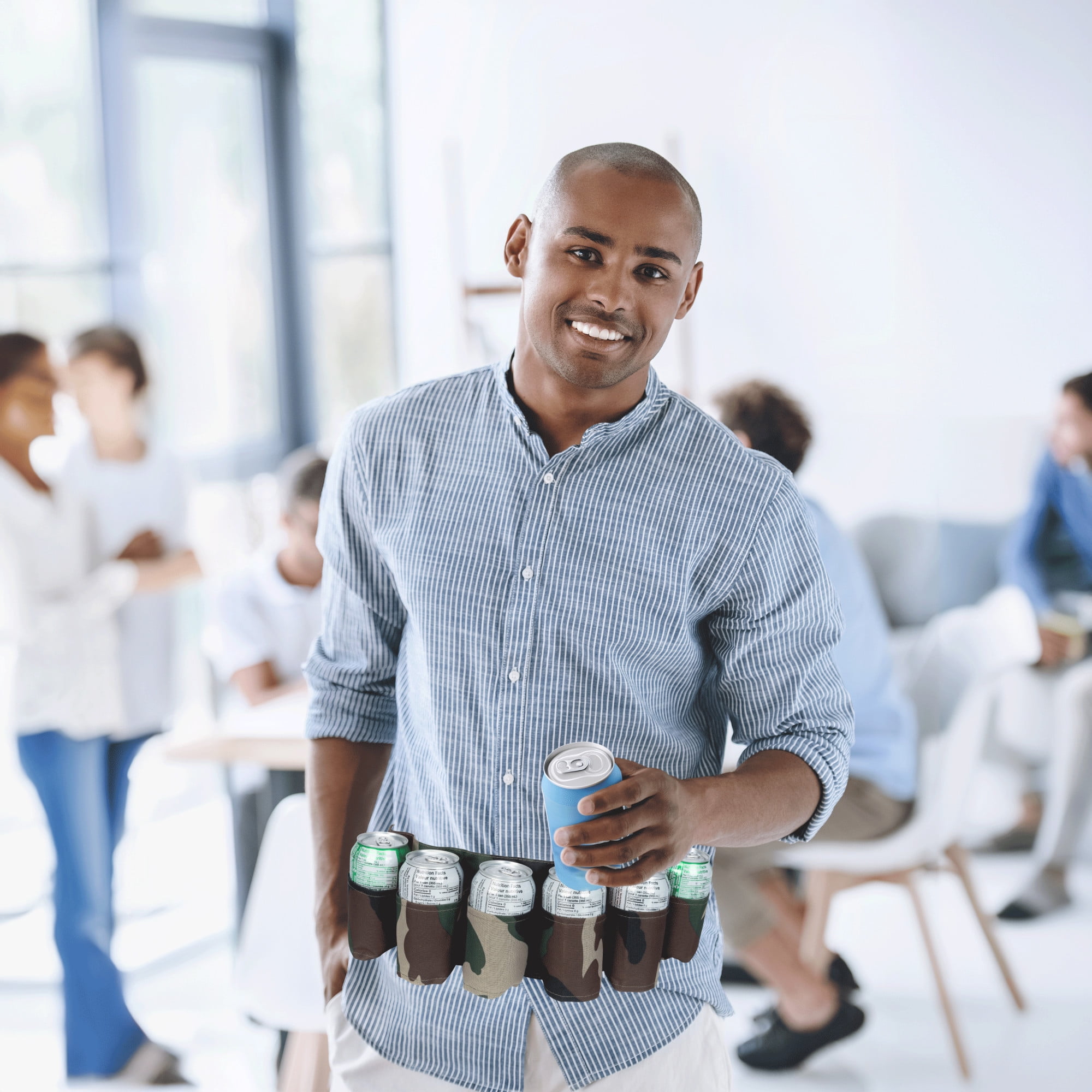 Perfect Solutions Ceinturon Pour 6 Boissons - Camo