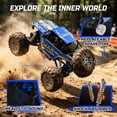 thumbnail image 5 of Metal Car Large 1:8 Scale 4WD Remote Control Monster Truck with 2 Batteries for Kids and Adults 2.4Ghz All Terrain Off-Road Vehicle, 5 of 11