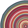 thumbnail image 2 of SAFAVIEH Braided Candyce Colorful Bordered Area Rug, Multi, 3' x 3' Round, 2 of 3