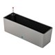 thumbnail image 4 of Macetero rectangular con sistema de autorriego para ventana, jardinera moderna con sistema de autorriego para flores. Gris, 4 of 8