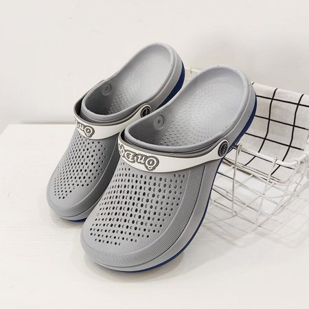 

Men s Slip-Resistant Clogs Shoes - Spacious and Comfortable Easy to Clean Perfect for Beach Kitchen Home and Office - Ideal for Rainy Day Travel
