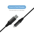 thumbnail image 3 of onn 6ft Lightning to USB Charging Cable, MFI Certified, Black - Compatible with iPhone 14/13/12/11/X/XR/XS/8/7/6/5, iPad, Airpods and more, 3 of 6