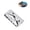Silver, variant on Riousery Headless Guitar String Lock 6 String Electric Guitar Bridge Locking Nut Replacement Part with Screws, Metal, Silver