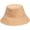 Brown, variant on CoCopeaunts Women Large Bucket Hat Wide Brim Daisies Embroidery Double-Sided Fisherman Hat with Wind Rope Outdoor Sunscreen