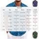 thumbnail image 3 of Blusa y camisa de manga corta con cuello vuelto para hombre, informal, holgada, a la moda, con botones, de poliéster, 3 of 6
