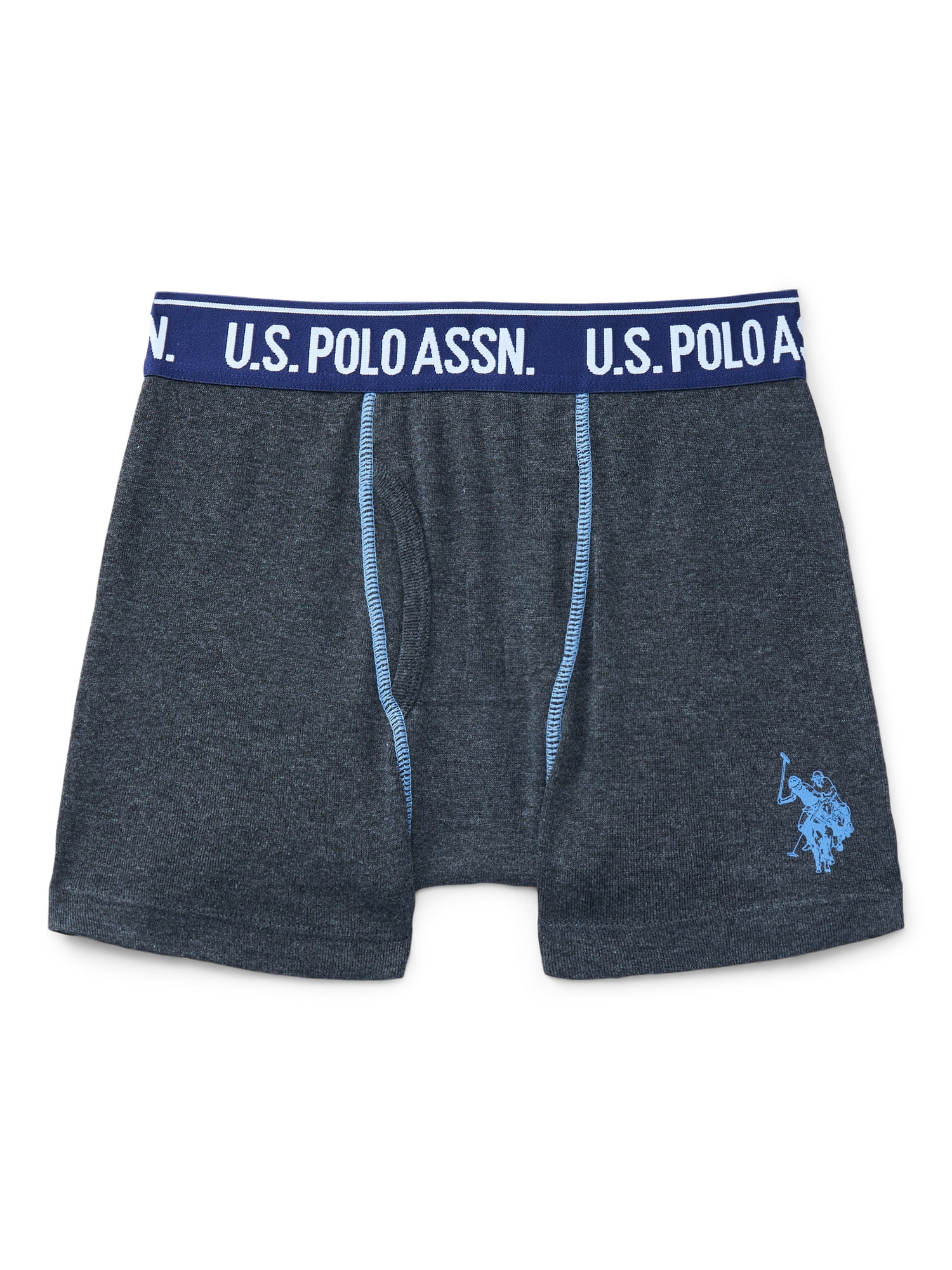 U.S. Polo Assn. Boys Tagless Boxer Briefs, 10-Pack, Sizes S-XXL
