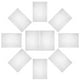 thumbnail image 3 of 20 piezas sobres para documentos, bolsas para archivos con botones, carpetas de archivos transparentes, bolsas de plástico para almacenamiento de documentos (A3), 3 of 6