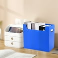 thumbnail image 4 of 2 Packs Desktop Storage Box, 9.84*11.41*7.87 Inch Plastic Desk Magazine File Holder, Rack File Organizer for Office Desktop, Home Workspace, Office Sorting Storage Box, 4 of 6