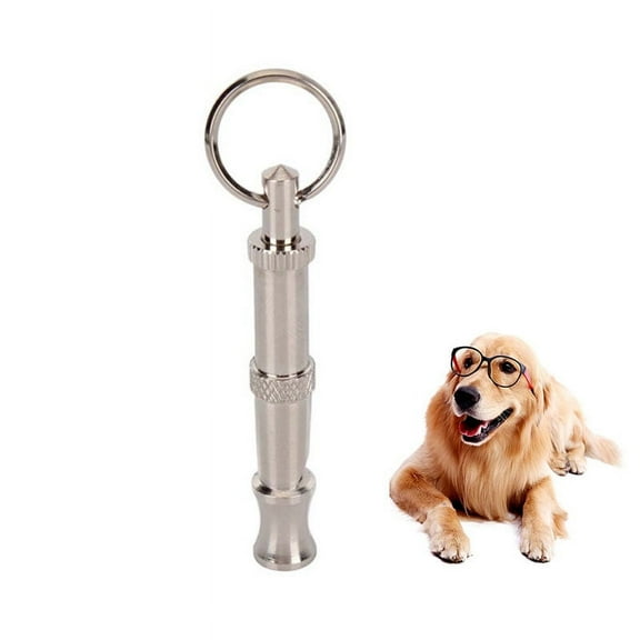 DABOOM Dog Whistles, Ultrasonic Dog Whistles to Stop Barking with Adjustable Pitch Silent Ultrasound Dog Training Whistles with Ring for Pet Dog Training