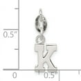thumbnail image 2 of Beautiful Sterling Silver Initial K Pendant, 2 of 2