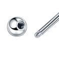 thumbnail image 2 of 12 piezas de acero inoxidable gema de cristal Zircon Helix Lip Tragus Bar Stud Pendientes 16g Zulema  Acero inoxidable Tragus Barbell, 2 of 8