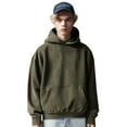 thumbnail image 3 of Vedolay Hoodies Men Hoodie Shirt Long Sleeve Fishing Hiking Outdoor Shirt Green,M, 3 of 5