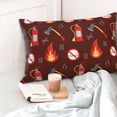 thumbnail image 4 of Fotbe Fire Extinguisher Funda de Almohada Decorativa Estilo Occidental, Lujo en Algodón, Fundas para Almohadas King, Cojín Estampado para Decoración del Hogar-20"x30", 4 of 6