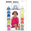 Butterick Children's Easy Sewing Pattern 4503 - Tops, Skirt & Shorts, Size 2-5