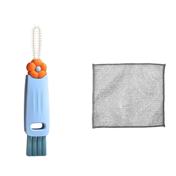 3 in 1 Cup Lid Cleaning Brush, 2024 Cup Lid Gap Cleaning Brush Set, New Crevice Cleaning Brush for Bottle Gap Tight Spaces Cup, 3 in 1 Multifunctional Cleaning Brush