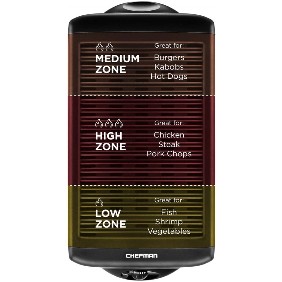 Chefman Smokeless Non Stick 150 Square Inch Electric Power Indoor Grill