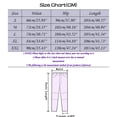 thumbnail image 3 of Wiholl Wide Leg Pants for Women Flowy Palazzo Drawstring Elastic Waist Trousers with Pockets Summer Beach Vacation Clothes, 3 of 7
