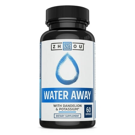 - WATER AWAY Herbal Formula for Healthy Fluid Balance - Premium Herbal Blend with Dandelion, Potassium, Green Tea & More - 60 capsules