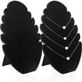 thumbnail image 1 of Aipaide Soporte para Collares de Terciopelo de 2 Piezas, expositor de Joyas para Almacenamiento y presentación de Joyas, Negro, 1 of 7