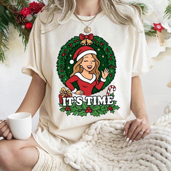 All I Want For Christmas Is Maria Carey, Christmas Time Shirt, Christmas Shirt, Music Xmas, Best Christmas Song, Christmas Song, It's Time