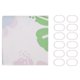 thumbnail image 1 of Decoración del baño mejorada para duchas más gruesas y lujosas Cortina de ducha repelente al agua con diseño floral y ganchos, 1 of 8