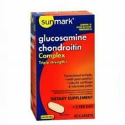 Sunmark Glucosamine Chondroitin Complex Caplets, 80 Count