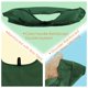 thumbnail image 3 of Bolsas de supermercado reutilizables BeeGreen, 10 paquetes, 50 litros, tapa grande de 23 kg., 3 of 6