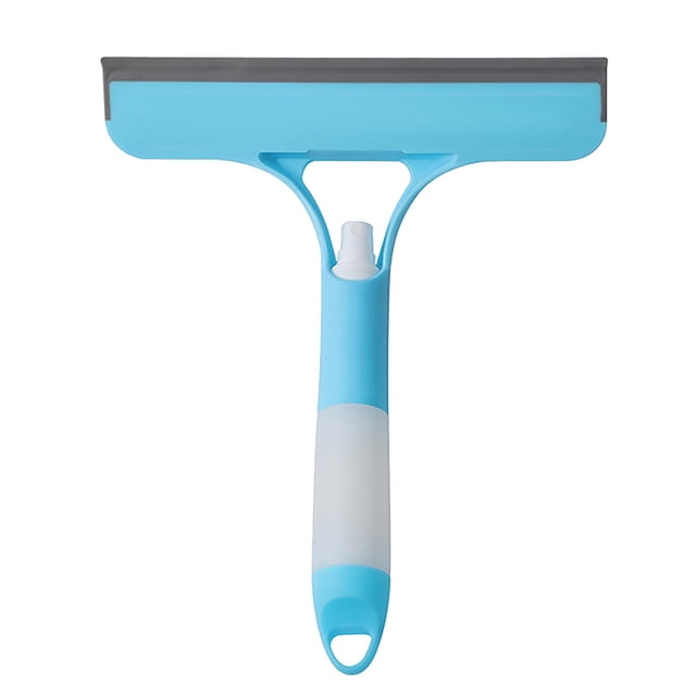 Spice Racks and Jars Three In One Glass Scraping Glass Brush Window Cleaning Brush Household Multi-function Sponge Brush With Sprayer