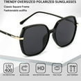 thumbnail image 3 of Gafas de sol decorativas con tendencia de personalidad, gafas de sol de moda poligonales, hechas de TR, TAC, 3 of 5