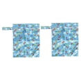 thumbnail image 1 of 26-27 2pcs Two Zippered Baby Wet Dry Bags Waterproof Washable Baby Cloth Diapers Bags For Travel Storage, 1 of 4
