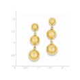 thumbnail image 3 of 14K Yellow Gold Earring Drop & Dangle Women'S 40 mm 12, 3 of 3