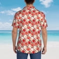 thumbnail image 6 of Xecao Tomatoes print Hawaiian shirt - a stylish short-sleeve button-down for men, perfect for casual beach and tropical outings., 6 of 9