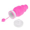 thumbnail image 4 of Botella plegable del pote de la taza de café del viaje del silicón de la taza del agua del campamento Rosado Sunnimix Botella de agua aislada, 4 of 7
