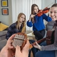 thumbnail image 4 of Kalimba Mini Thumb Piano 8 Keys Portable Musical Instrument Kalimba Thumb Piano with Tune Hammer Gift for Adult Beginners Interesting Party Travel Thumb Piano Instrument, 4 of 6