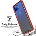 thumbnail image 5 of CoverON Motorola Moto One 5G Case / Moto G 5G+ Plus Case, Clear Slim fit Lightweight Hard Phone Cover TPU, Red Bumper, 5 of 7
