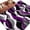 Purple, variant on Modern Geometric Area Rugs 5'x7', Washable Small Throw Rugs for Laundry Room Playroom, Abstract Minimalist Lines Purple Black Indoor Outdoor Rug Non-Slip Low Pile Carpet Runner Reversible Floor Mats