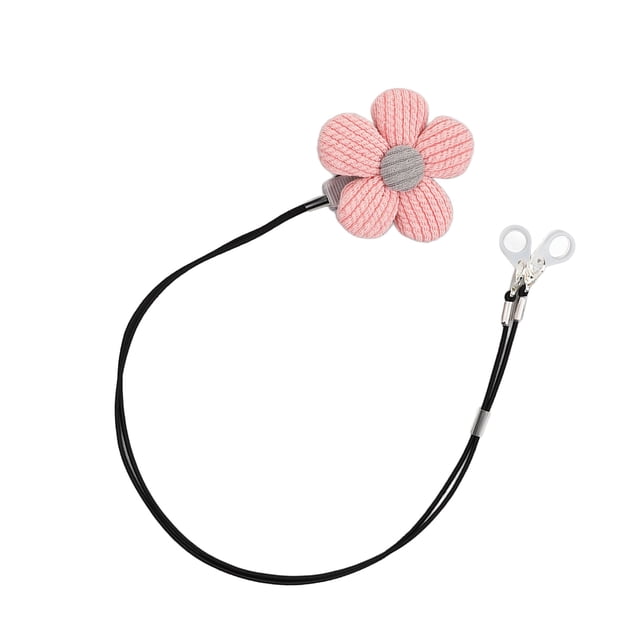 Lanière, Nylon Durable Petites Fleurs Gris Support Central Rond Binaural pour Enfants