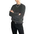 thumbnail image 6 of INCERUN Men's Streetwear Long Sleeve Lightweight Pullover Jumper Tops Shirts, 6 of 11