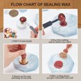 thumbnail image 4 of 1 pc Wax Seal Stamp Set Sealing Wax Stamp Solid Brass Heads with Wood Handles for Envelopes Invitations Gift Card Horse 83x22mm Stamps: 25x14.5mm, 4 of 7