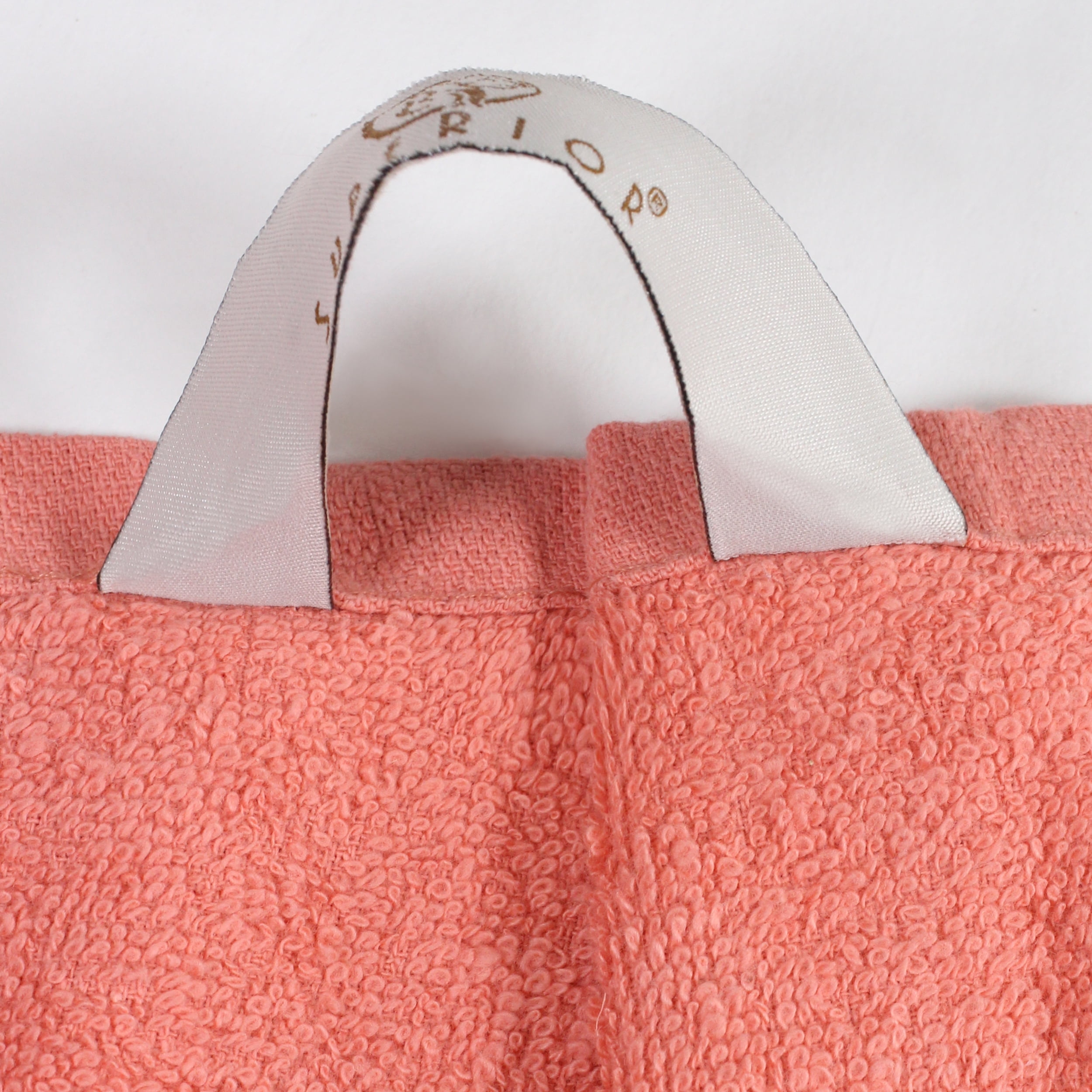 Eco-Friendly Cotton 8-Piece Hand Towel Set, Coral by Blue Nile Mills