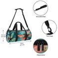 thumbnail image 5 of Dragonfly Multi-functional Sports Bag with Interior Zipper Pocket, Size 17.7 Inches - Swim, Carry on, Yoga, Shoe Bag", 5 of 6