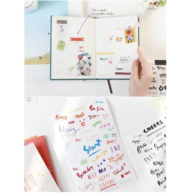 24 Piezas de s de Letras Populares s de Grupo de Dibujos Animados de PVC Transparente Macarena Adhesivos transparentes decoraciones