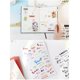 thumbnail image 1 of 24pcs Planes s Planificador Etiqueta engomada decorativa para el cuaderno de los diarios de las artes SOLEDAD Adhesivos transparentes decoraciones, 1 of 10