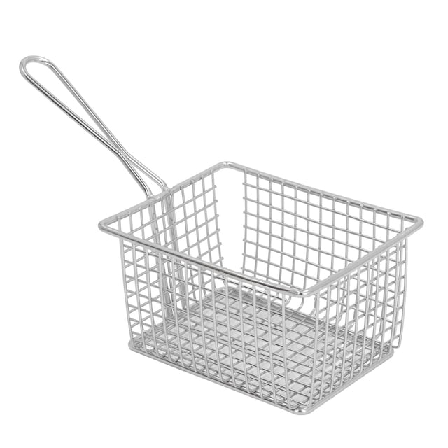 Cesta Para Freidora, Cesta Para Freidora Portátil De Acero Inoxidable, Cesta Para Freír Con Largo